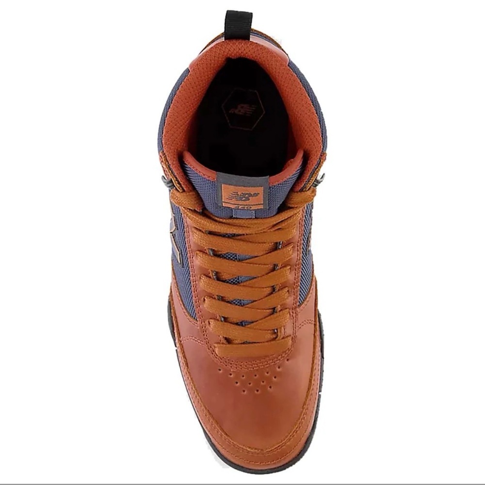 New Balance Numeric 440 Trail Unisex Brown with Navy Men`s Size 7 Women’s 8.5 - Picture 2 of 9